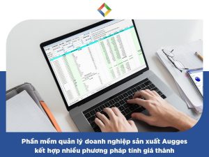 Phần mềm quản lý doanh nghiệp sản xuất Augges kết hợp nhiều phương pháp tính giá thành